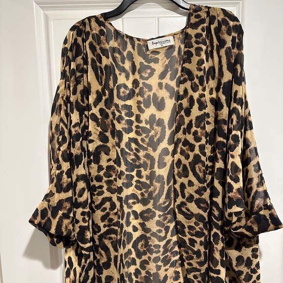 Leopard kimono cardigan - Picture 5 of 7